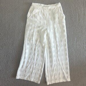Rachel Comey White Plaid Pants Council Pants Straight USA Designer